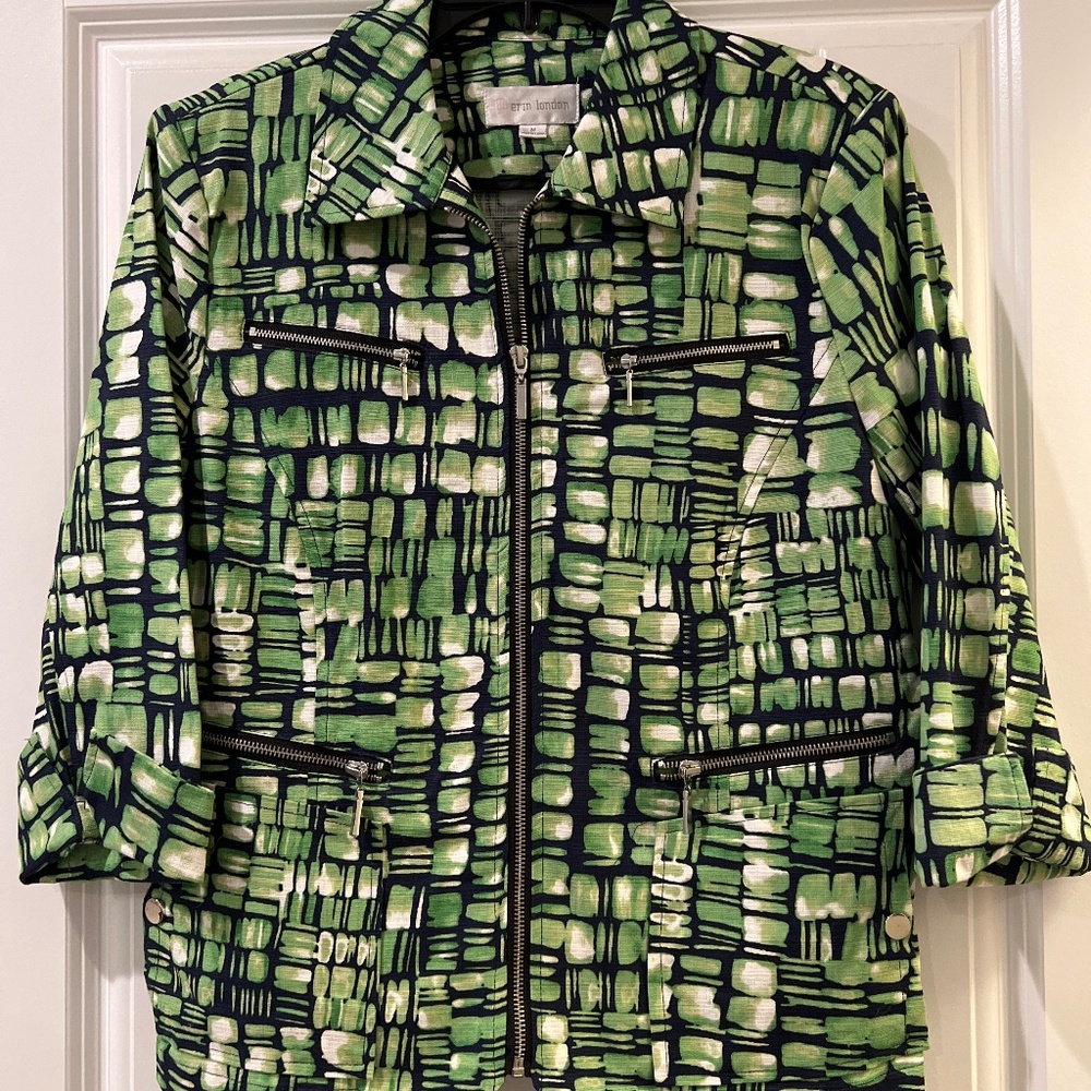 Erin London zip up jacket